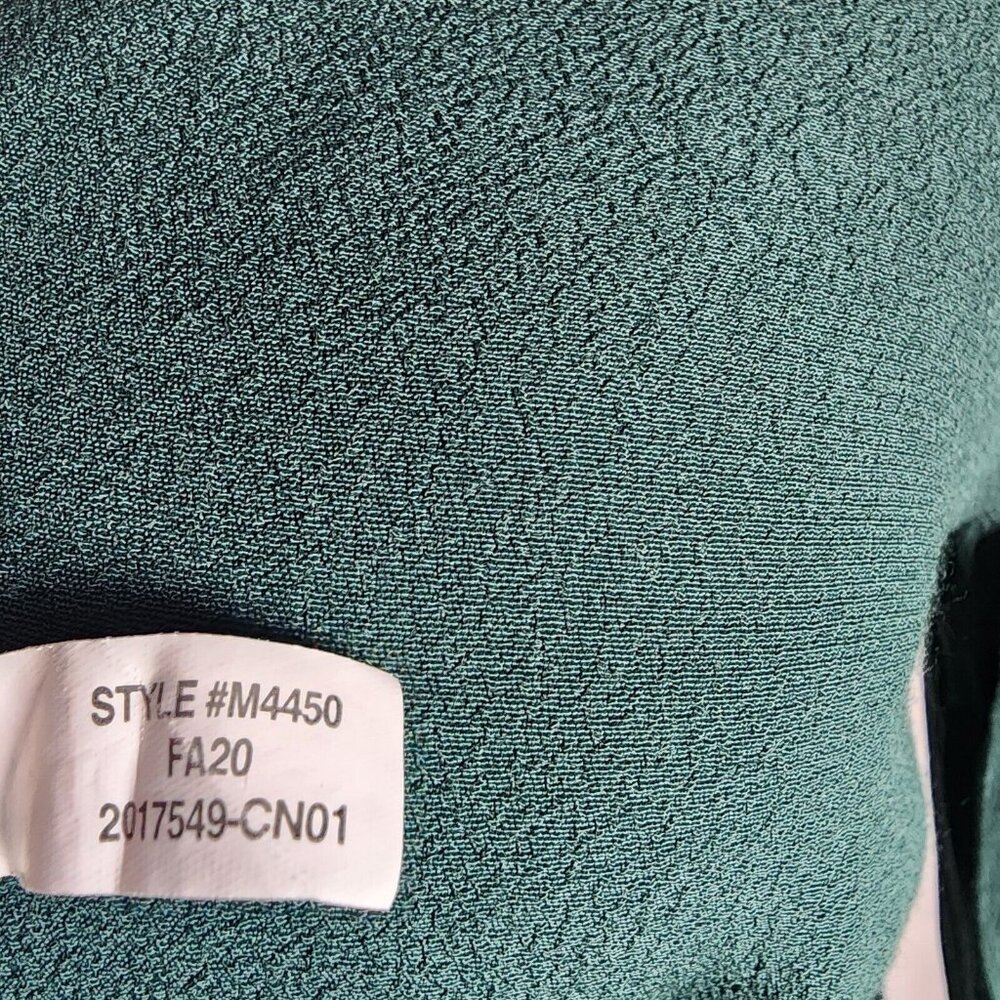 Madewell Dress Womens Size Xs Solid All Green But… - image 7